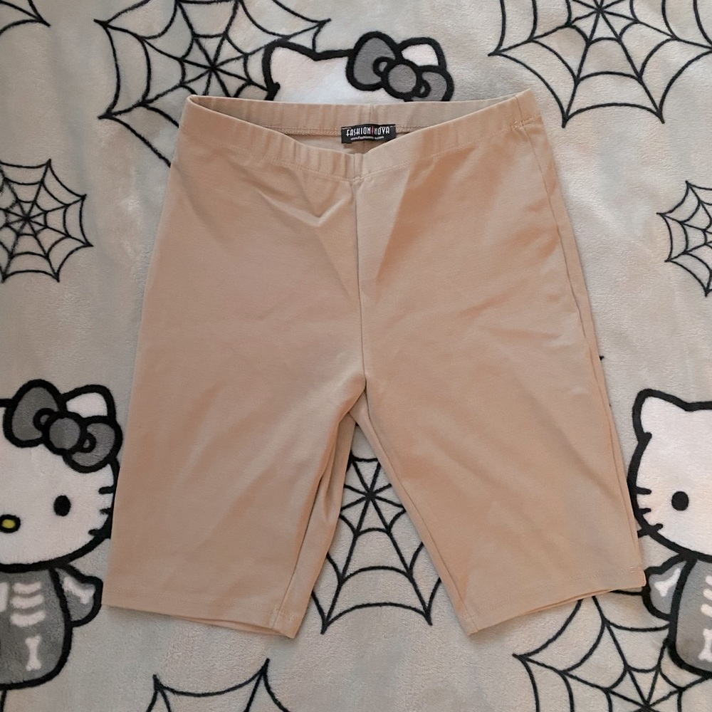 Nude Biker Shorts